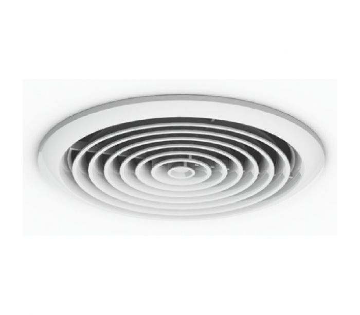 125mm Round Ceiling Diffuser White Fastlec Co Uk