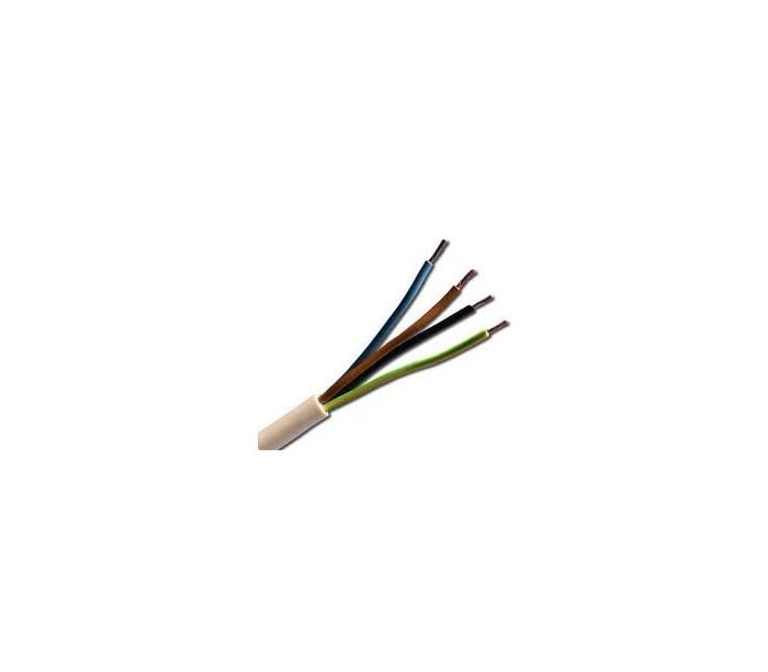 2 3 4 5 Core BLACK WHITE PVC Flex Cable Round Wire 0.5 0.75 1 1.5 2.5mm 3183Y 
