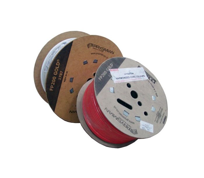 E PER METRE OR 100M DRUM FIREPROOF CABLE 1.5MM FP200 EQUIVALENT 2 CORE 