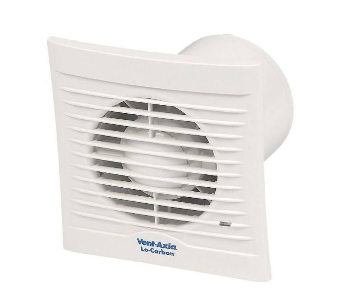 Vent Axia Lo Carbon Silhouette 100t Extractor Fan - Vent Axia Bathroom Fan Manual