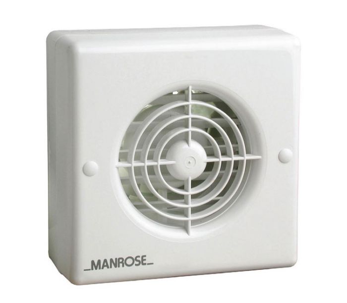 Manrose Xf100auto 4 Auto Shutter Axial Bathroom Extractor Fan Wall Ceiling Models - How To Replace A Manrose Bathroom Extractor Fan