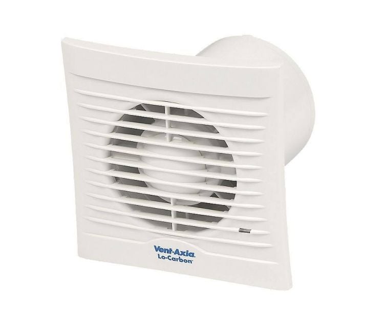 Vent Axia Lo Carbon Silhouette 100t Extractor Fan - Vent Axia Bathroom Extractor Fan Not Working