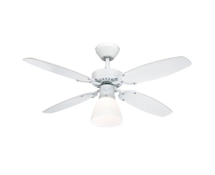 Westinghouse Capitol 42 White Ceiling Fan With Light Kit