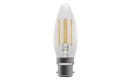 Bell 4W LED Bulbs Filament Clear Candle 2700K Warm