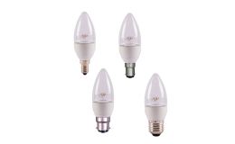 Bell 7W LED Bulbs Candle Clear 2700K Warm Dimmable Options