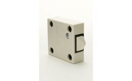 Jeani 143W Door Switch 2A 230V Surface Push to Break White