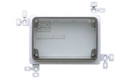 MK Masterseal Plaster/Tile Frame 2 Gang Flush White