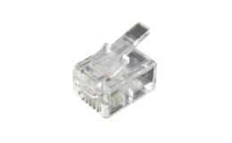 RJ11 Crimp End Plug for ADSL or other Phone Cable/ Lead 
