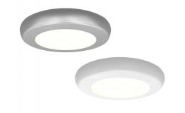 Ansell Reveal Circular Under Cabinet Lights Silver or White WW or CW