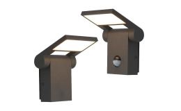 Ansell Tempo LED Contemporary Wall Light Standard or with PIR