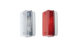 JCC Astra 100W GLS Bulkhead Light Clear or Red