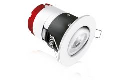 Aurora mPRO Adjustable 7W Dimmable LED Fire Rated IP65 Tilt Downlight