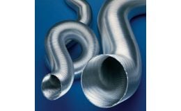 Aluminium semi-rigid ducting 450mm x 3m length