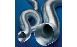 Aluminium semi-rigid ducting 250mm x 3m length