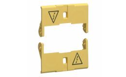 Hager 1 set of 2 Sealable Terminal Covers for 2P RCCB 25 to 63A 2M