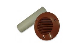 Airflow icon Wall 100mm Terracotta Cavity Rigid Duct & Grill -