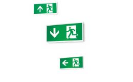 JCC LED Emergency Exit Boxes with Legends