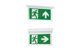 JCC 3W LED Maintained Exit Blade Surface or Recessed Supplied Without Legend