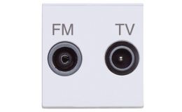 MK Twin Outlet TV/FM Diplexer Euro Module