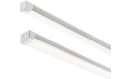 Knightsbridge LED Battens Single or Twin Std or Emergency Cool White IP20