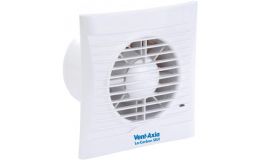 Vent Axia Lo-Carbon Silhouette SELV Bathroom Extractor Fan 100SVT -