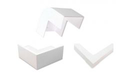 Univolt Maxi Trunking External Bend 50/50 75/75 50/100 White PVC
