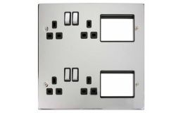 Click 4 x 13A DP Switched Sockets