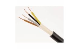 NYYJ 4 Core 4.0mmTough Black PVC Hi-Tuff Outdoor Cable Per Metre