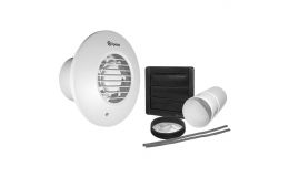 Xpelair Simply Silent DX100TR Round 100mm Timer Fan with Wall -