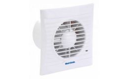Vent Axia Silhouette 100SVT SELV Timer Fan with Backdraught Shutters