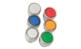 White 22.5mm Illuminated Push Button Only