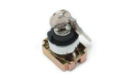 3 Pos 22.5mm Key Switch Spring Return to Centre